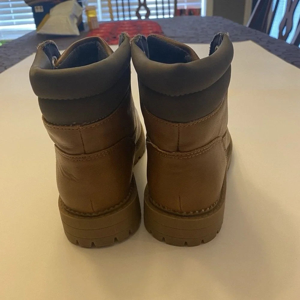 Kids Ankle‎ Boots Brown Lace Up Casual Fashion Boots